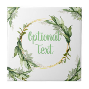 Azulejo Ramas de olivos florecientes 