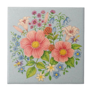 Azulejo Ramo de flores