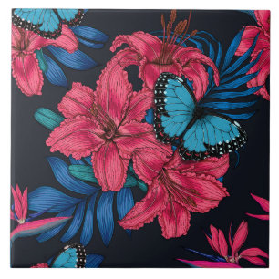 Azulejo Ramo tropical