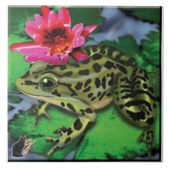 Azulejo Rana leopardo (Frente)