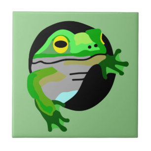 Azulejo Rana verde