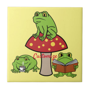 Azulejo Ranas de Cottagecore Thunder_Cove