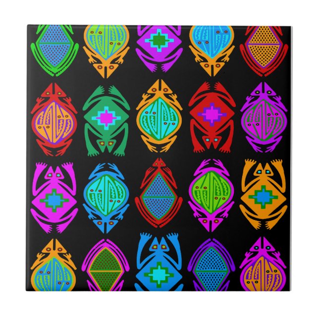 Azulejo Ranas Saltarinas (Frente)