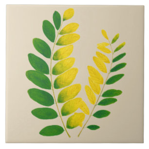 Azulejo 'Rang De Basanti' sobre una tela cerámica (II)