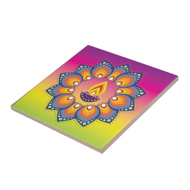 Azulejo Rangoli 001 (Lado)