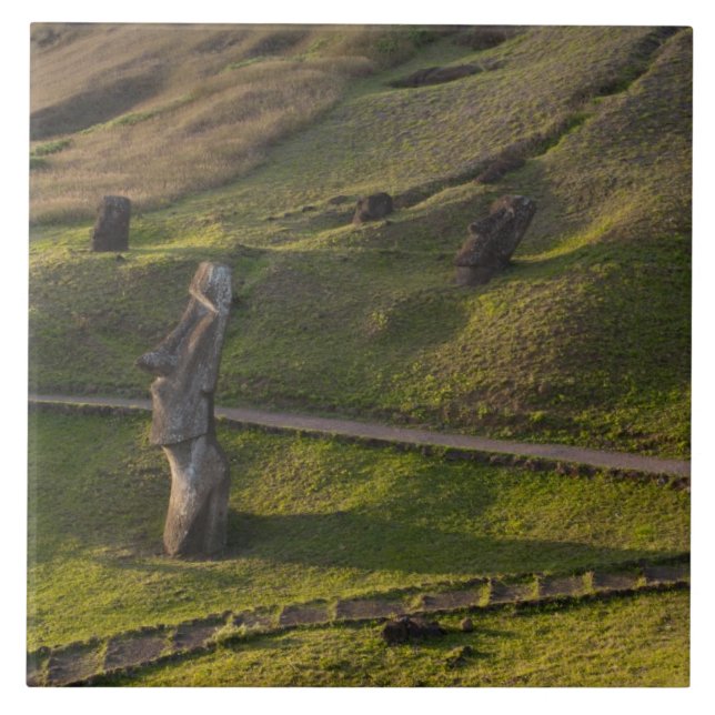 Azulejo Rano Raraku, Rapa Nui, Isla de Pascua, Chile (Frente)