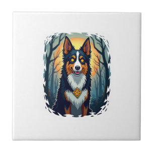 Azulejo Rastreo de Collie Maldito
