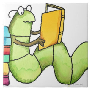 Azulejo Ratón de biblioteca