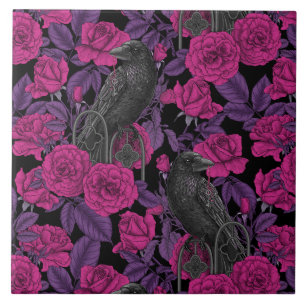Azulejo Ravas y rosas rosas rosas
