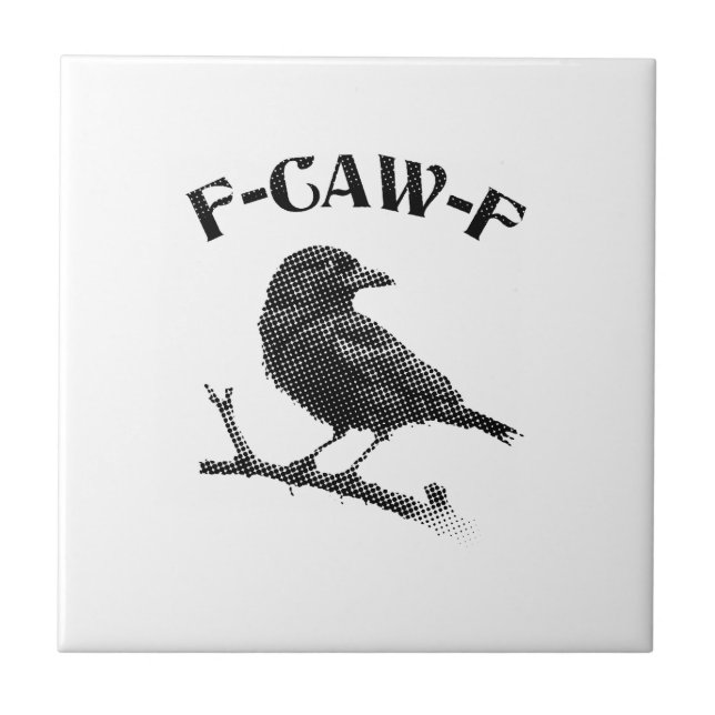 Azulejo Raven F-CAW-F Halloween Minimalista (Frente)
