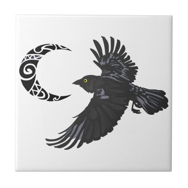 Azulejo Raven y Moon (Frente)