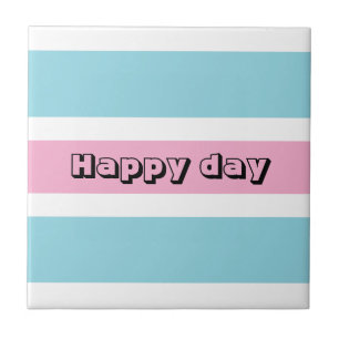 Azulejo Rayas Amarillas Y Azules