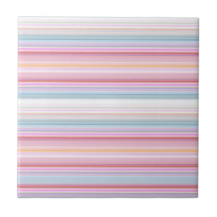 Azulejo Rayas blancas rosadas lindas