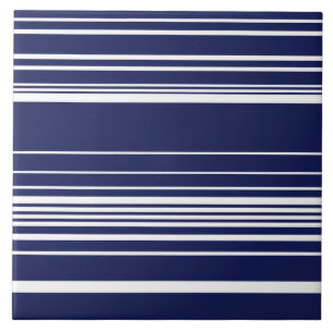 Azulejo Rayas complejas - Azul