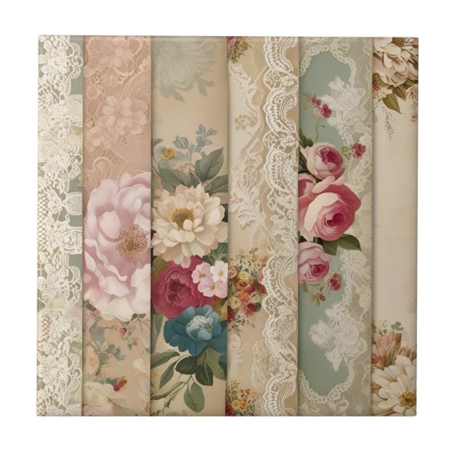 Azulejo Rayas de época (Frente)