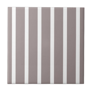 Azulejo Rayas Delgadas Gruesas Gris Blanco