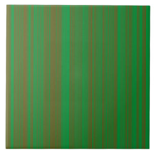 Azulejo Rayas Marrones Verdes