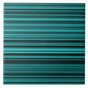 Azulejo Rayas Negras Verde Azul