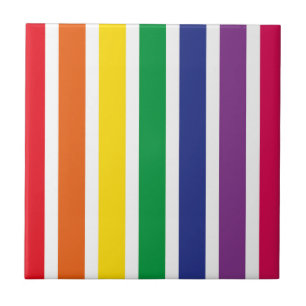 Azulejo Rayas retras del ARCO IRIS