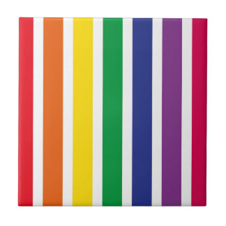 Azulejo Rayas retras del ARCO IRIS