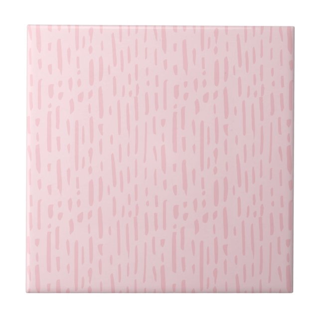 Azulejo Rayas Rosa Rubor (Frente)