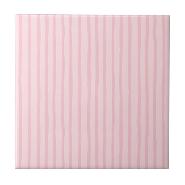 Azulejo Rayas Rosadas (Frente)