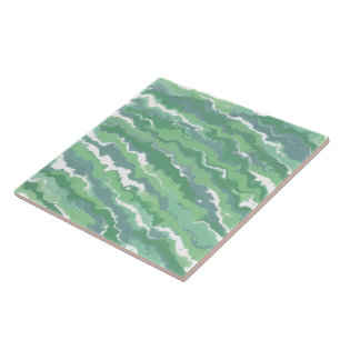 Azulejo Rayas verdes