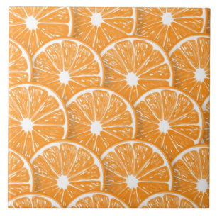 Azulejo rebanadas naranjas
