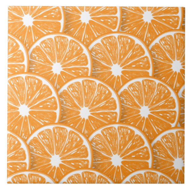 Azulejo rebanadas naranjas (Frente)
