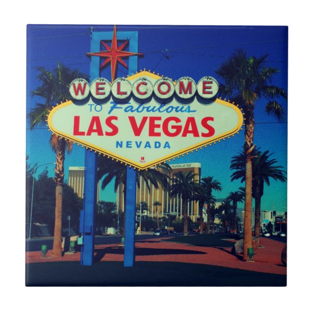 Azulejo Recepción a Las Vegas (Frente)