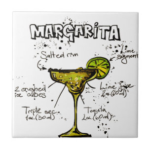 Azulejo Receta Margarita del cóctel