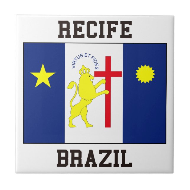 Azulejo Recife el Brasil (Frente)