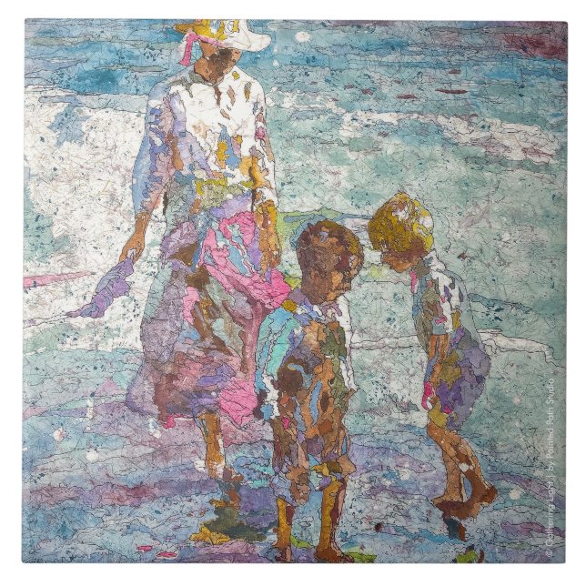 Azulejo Recopilando Luz (Frente)