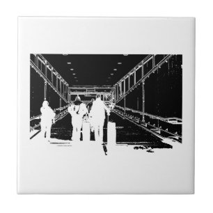 Azulejo Recorrido minimalista Viajes en el aeropuerto