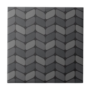 Azulejo Rectángulos diagonales gris oscuro negro