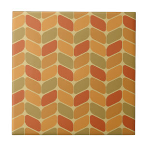 Azulejo Rectángulos diagonales vintage Ochre