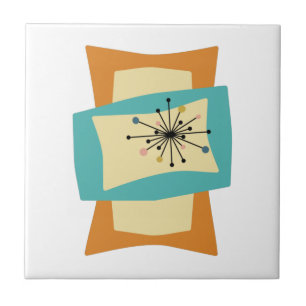 Azulejo Rectángulos esterilizados Funky Mid Century Modern