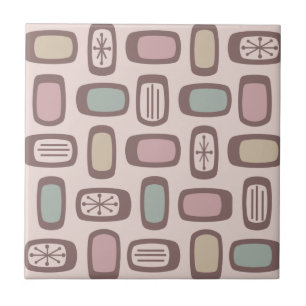 Azulejo Rectángulos redondeados de MCM de medio siglo Past