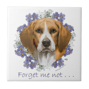 Azulejo Recuerdo de Beagle