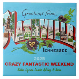 Azulejo Recuerdo de Nashville Tennessee