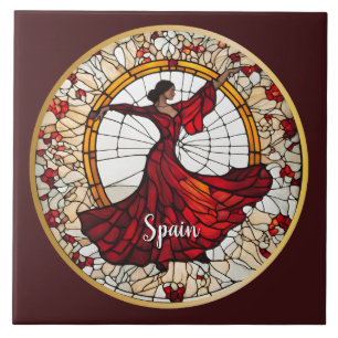 Azulejo Recuerdo de vacaciones en España
