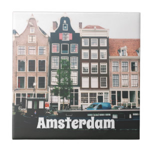 Azulejo Recuerdo de viaje a Amsterdam