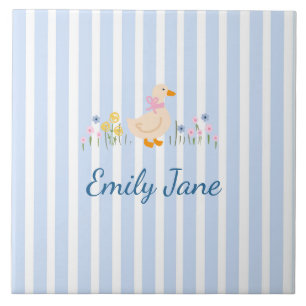Azulejo Recuerdo Personalizado para Baby Shower Bautizo