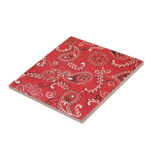 Azulejo Red Bandana (Lado)