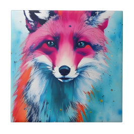 Azulejo Red Fox Ceramic Tile