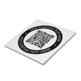 Azulejo Reemplazar por su propio código QR cargado o image