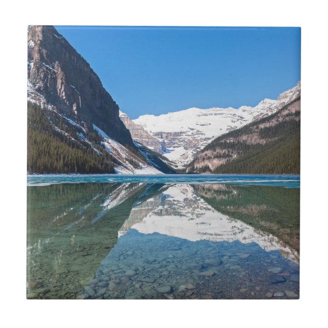Azulejo Reflexión en el lago Louise - Banff NP, Canadá (Frente)