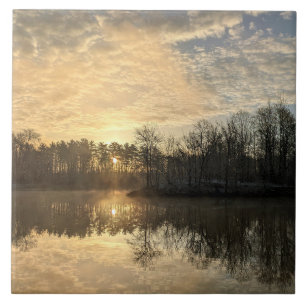 Azulejo Reflexiones del amanecer