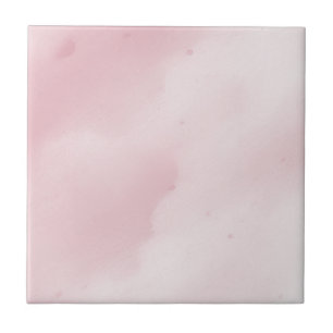 Azulejo Reforma de baño cocina con lavado de acuarela rosa