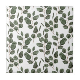 Azulejo Reforma de cocina y baño con vegetación de eucalip